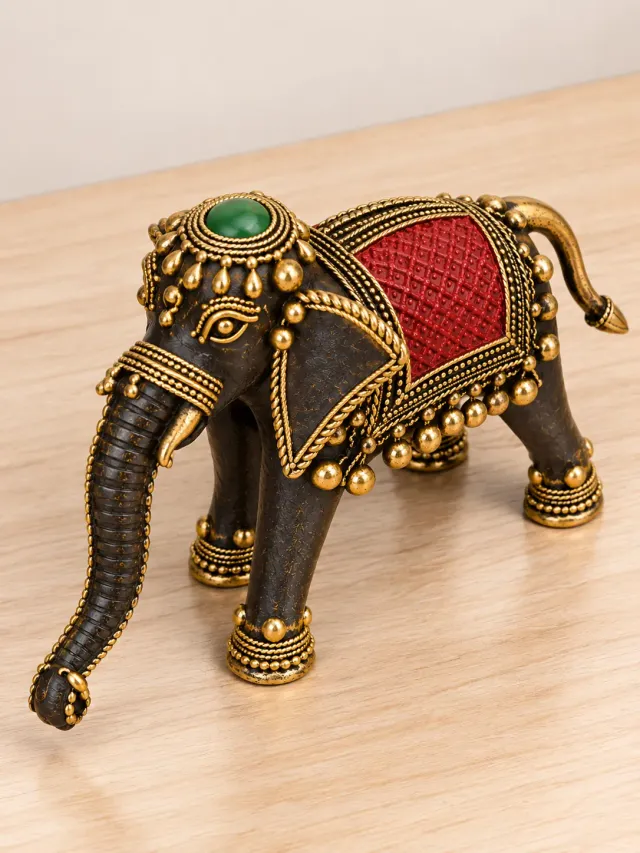 Dhokra art brass figures